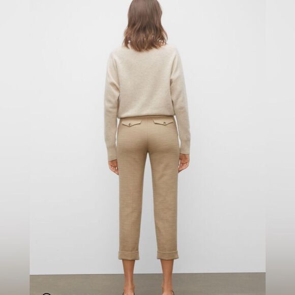 Nwt Club Monaco Textured Slim Trousers size 4 - Picture 3 of 5